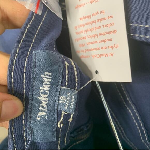 Modcloth blue overall  skirt size 18 - Picture 8 of 9